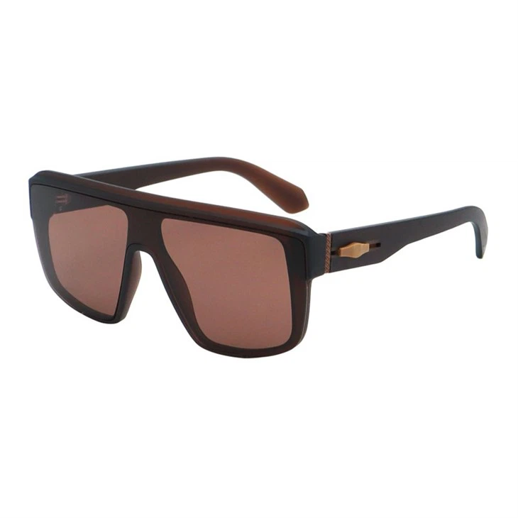 Flat Top Square Uni One Piece Unisex Retro Sunglasses 490863